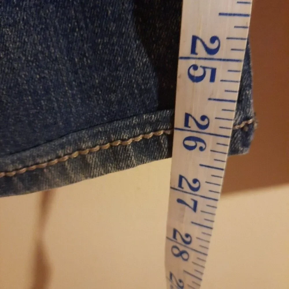 Seven 7 Mens Straight Jeans Premium Denim Blue size 32 W X 30 L 26 Inseam